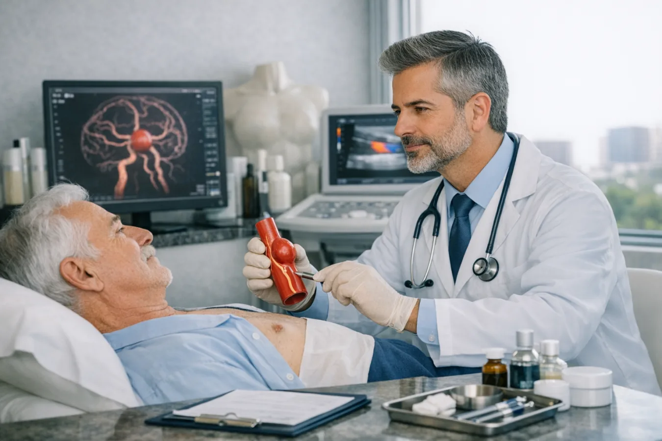 ¿Qué médico trata aneurismas?