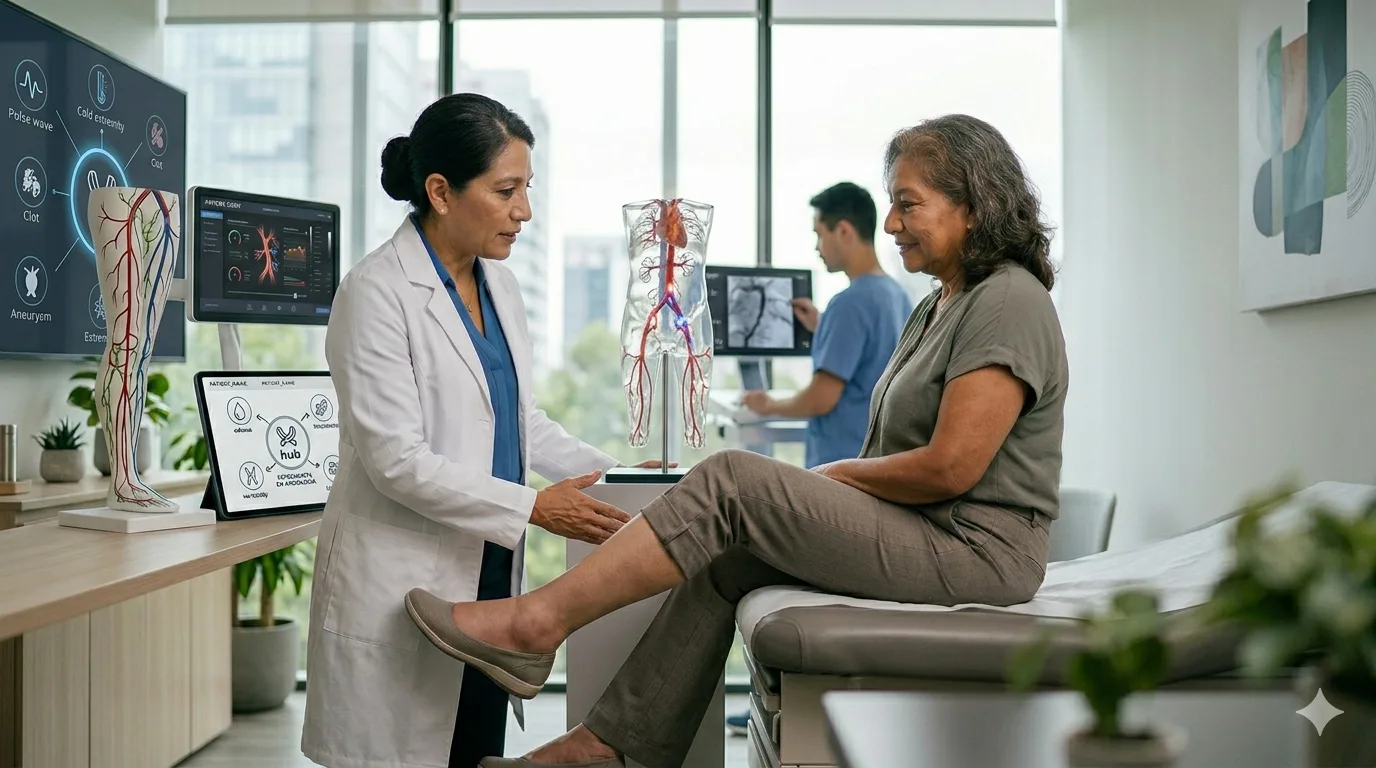 Embolia arterial en CDMX: urgencia vascular y problemas de circulación